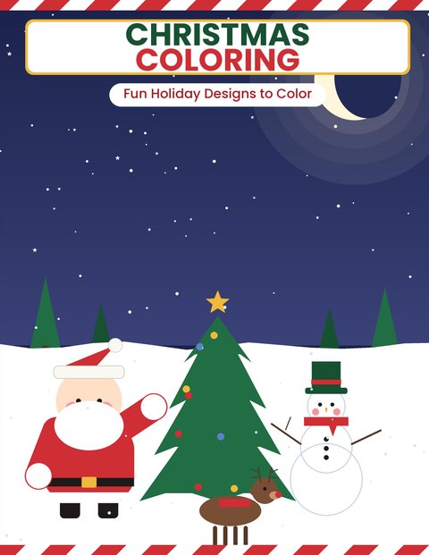 Christmas Coloring book cover