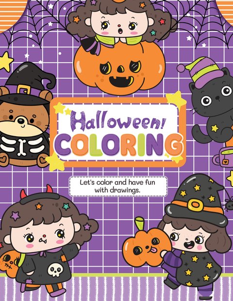 Halloween Coloring book cover